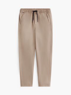Kids' Paper-Touch Stretch Poplin Pant — Beige 5