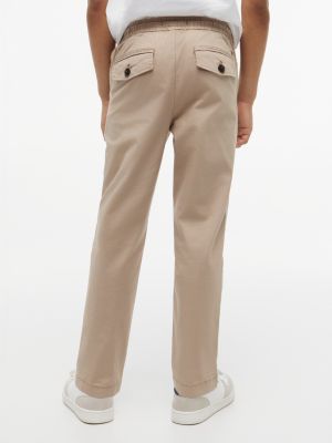 Детские брюки Tommy Hilfiger Kids' Paper-Touch Stretch Poplin Pant — фото 4
