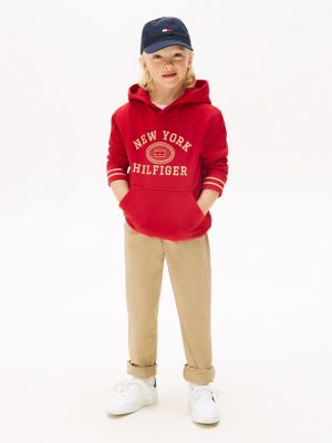 Kids' Paper-Touch Stretch Poplin Pant, Beige