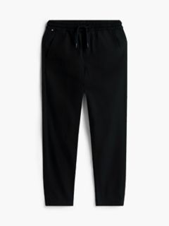 Kids' Paper-Touch Stretch Poplin Pant — Black 5