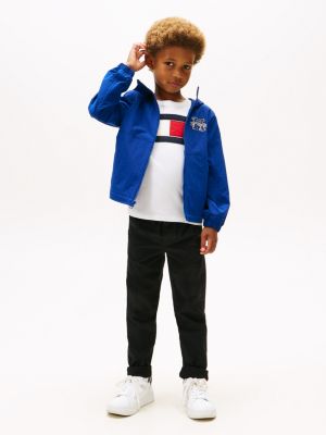Kids' Paper-Touch Stretch Poplin Pant, Black