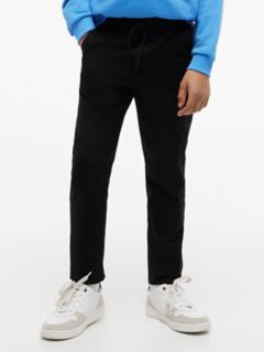 Kids' Paper-Touch Stretch Poplin Pant — Black 1