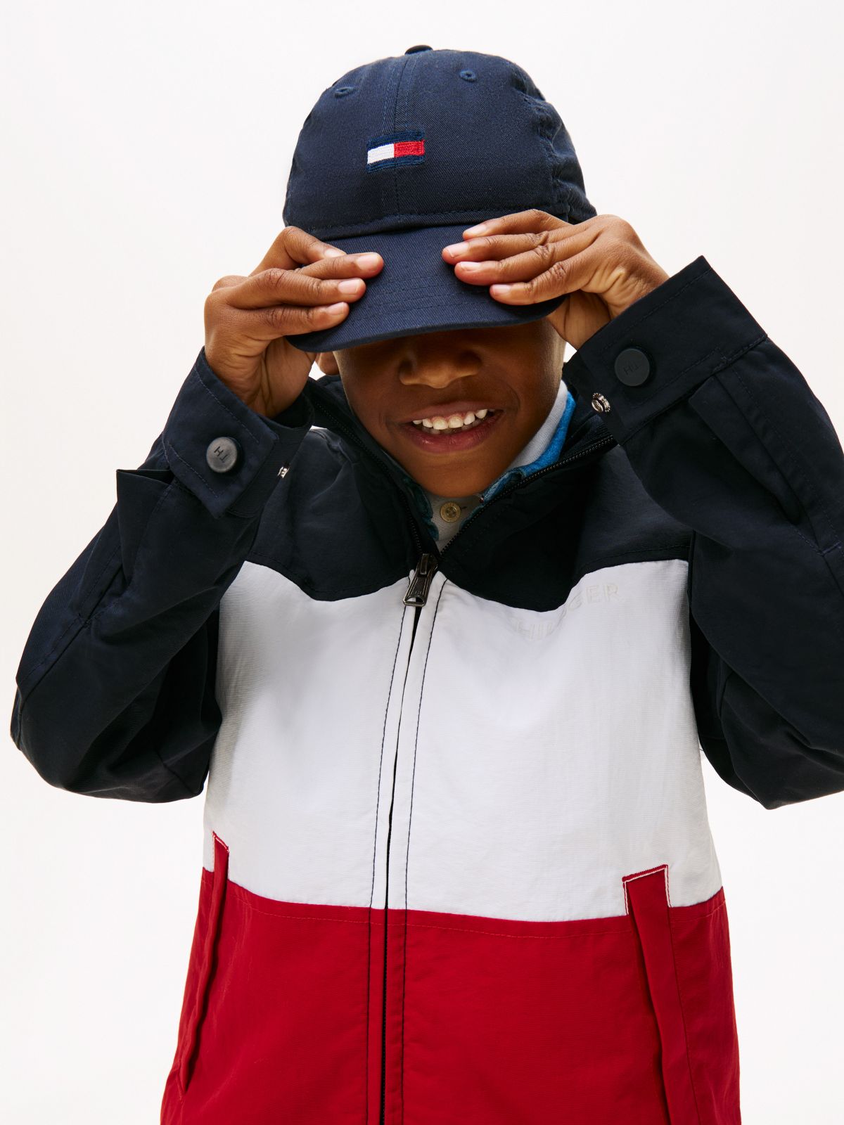 Kids' Water-Repellent Regatta Jacket — Navy