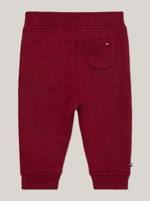 Babies' Hilfiger Logo Sweatpant, Rouge