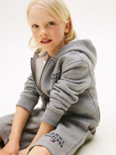 Kids' Hilfiger Logo Sweatshort — Grey Heather 3