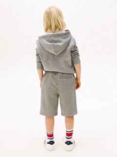 Kids' Hilfiger Logo Sweatshort — Grey Heather 4