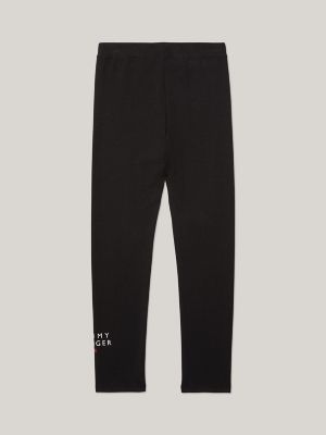 Kids' Logo Legging, Black