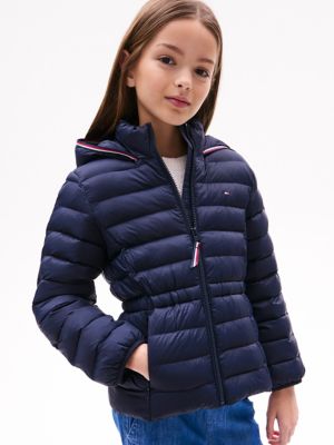 Kids Hooded Lightweight Puffer Jacket Tommy Hilfiger