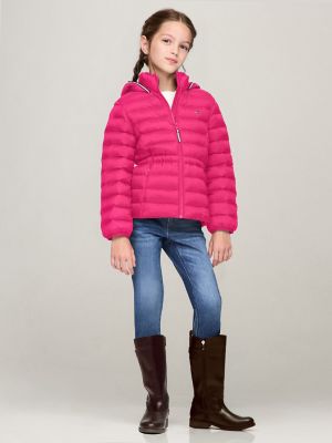 Kids Hooded Lightweight Puffer Jacket Tommy Hilfiger