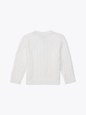 【EMIS】CABLE COTTON KNIT BAG-WHITE Emis Cable Cotton Knit Bag White | eBay