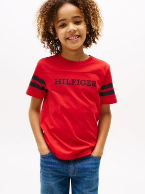 Kids' Monotype Logo Varsity T-Shirt, Fireworks