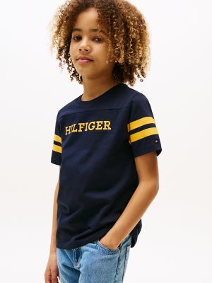 Kids' Monotype Logo Varsity T-Shirt, Navy