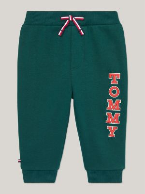 Babies' Tommy Varsity Logo Sweatpant, Cypress Green