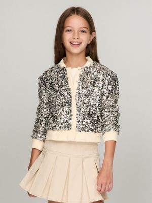 Kids sequin bomber jacket hotsell