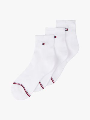 Classic Quarter Top Sock 3-Pack, White