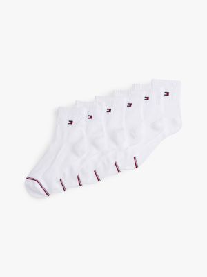 Quarter Top Sock 6-Pack, White