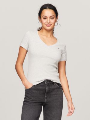 tommy hilfiger women's v neck t shirt