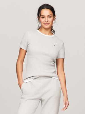 Solid Crewneck Favorite T-Shirt, Grey Heather