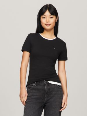 Solid Crewneck Favorite T-Shirt, Black