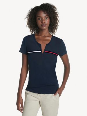 tommy hilfiger button up womens