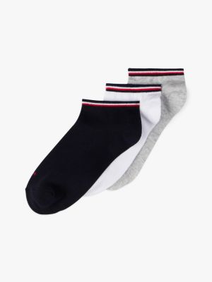 Ankle Sock 3-Pack, Grey Heather / Multi