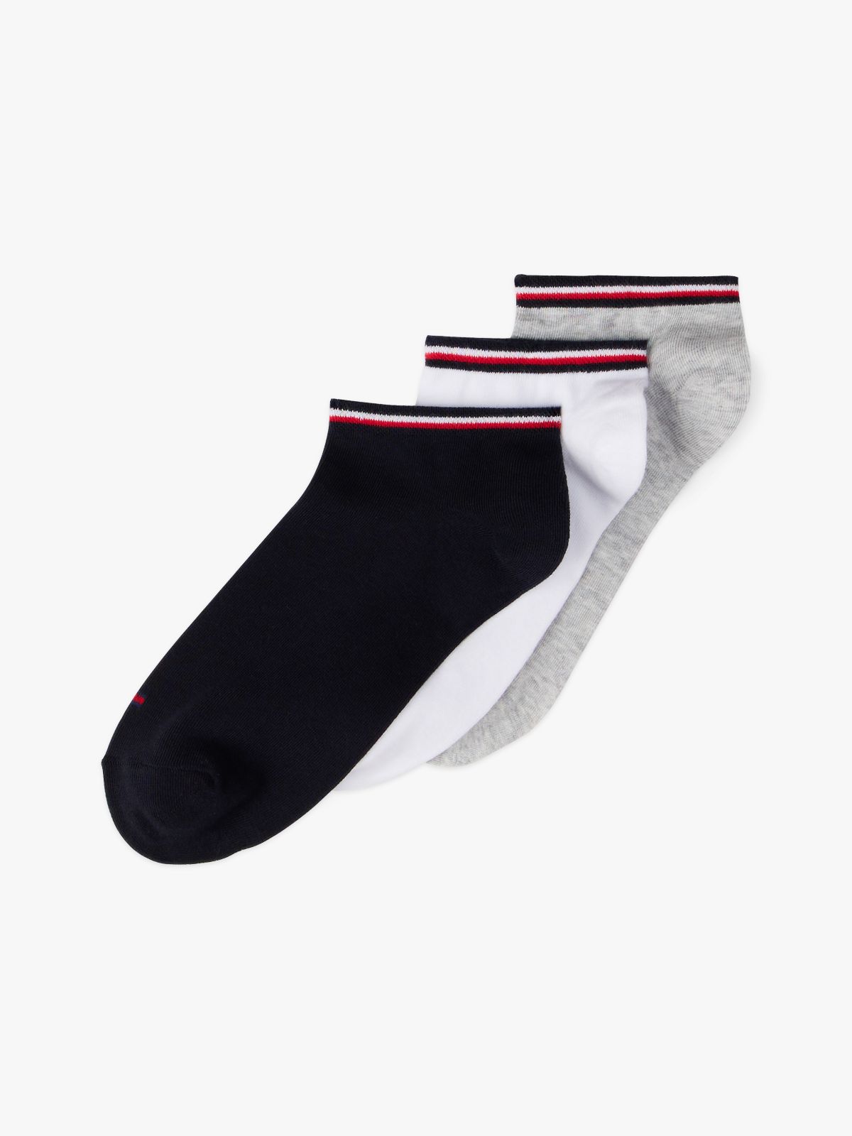Ankle Sock 3-Pack — Grey Heather / Multi