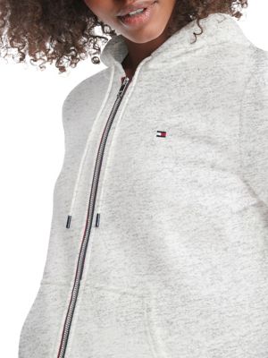 Tommy hilfiger outlet flag hoodie white