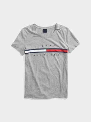 Låse indsats Takke Stripe Signature T-Shirt | Tommy Hilfiger USA