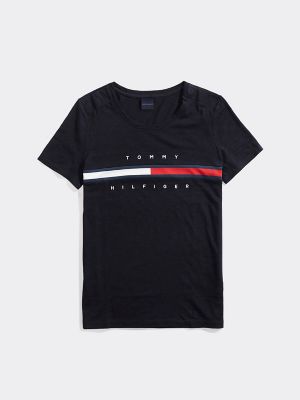 Stripe Signature T-Shirt, Sky Captain