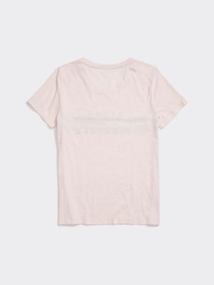 Stripe Signature T-Shirt, Soft Pink