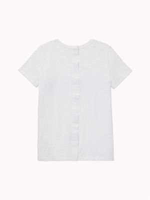 Seated Fit Stripe Signature T-Shirt, Bright White