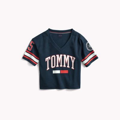tommy hilfiger baseball jersey