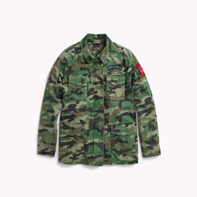 tommy jeans camo jacket