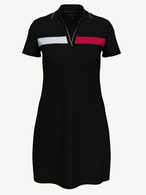 black dress polo