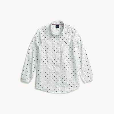 tommy hilfiger polka dot shirt