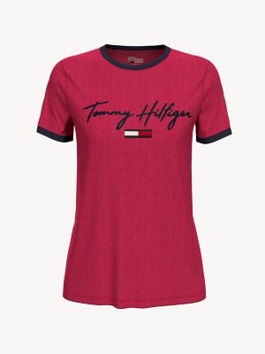 tommy script tee