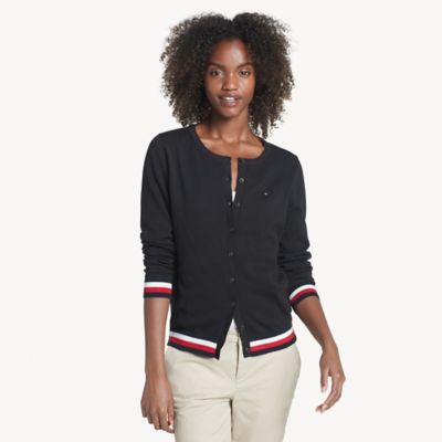 Essential Tipped Cardigan Sweater 