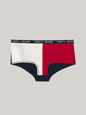 Tommy Hilfiger womens Underwear Basics Cotton Boyshort Panties 6 Pack Boy  Short Panties - ShopStyle