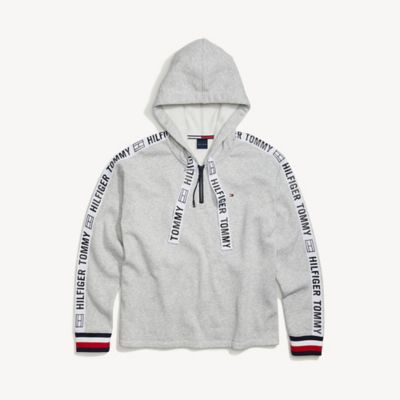 tommy jeans tape hoodie