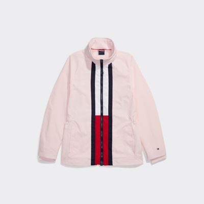 tommy hilfiger pink bomber jacket