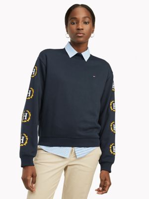 tommy hilfiger crest sweatshirt