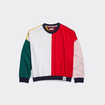 tommy hilfiger color block shirt