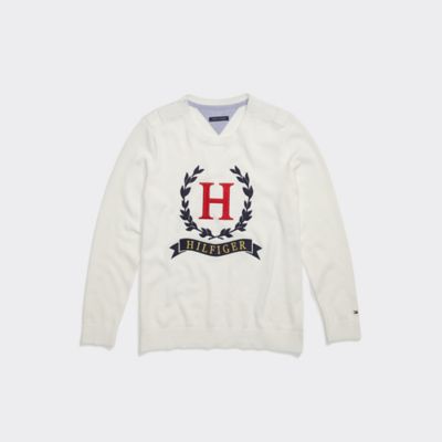 tommy jeans crest sweater