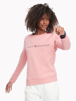 hot pink tommy hilfiger sweatshirt