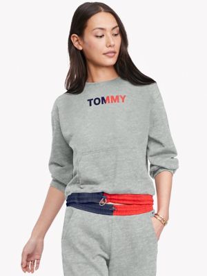 tommy hilfiger women's sweatshirt grey