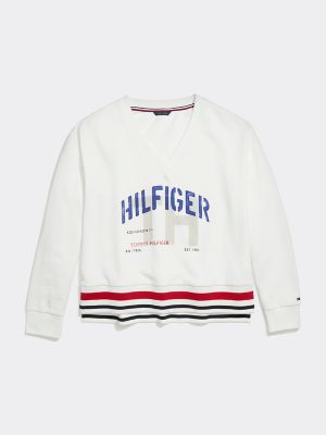 tommy hilfiger v neck sweatshirt