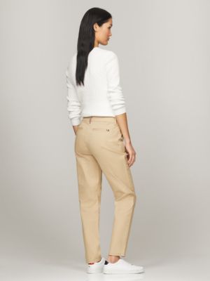 Solid Slim Fit Chino, Travertine