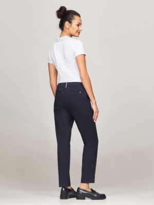 Solid Slim Fit Chino, Navy