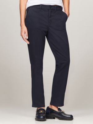 Solid Slim Fit Chino, Navy