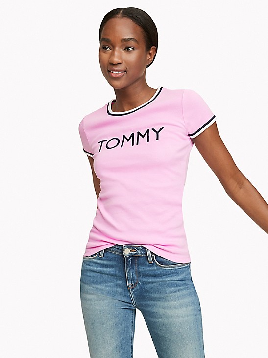 Tommy Hilfiger Crew Neck Graphic tee Camiseta para Mujer